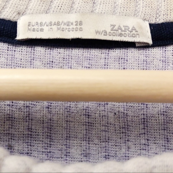 Zara White, Indigo and Grey Sweatshirt - Picture 5 of 7